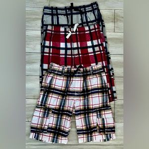 3 pairs boys pull on shorts size 8